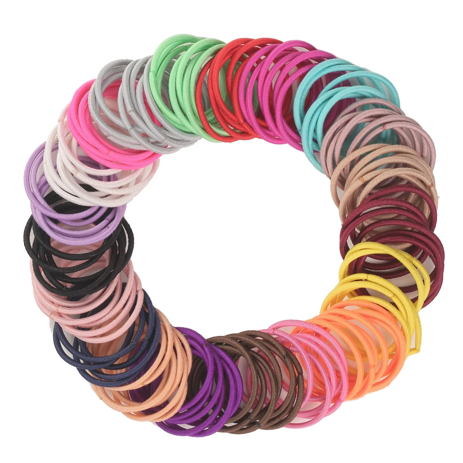 200pcs Baby Hair Ties-Toddler Hair Ties-Tiny Hair Ties For Baby Girsl-Small Hair Elastics