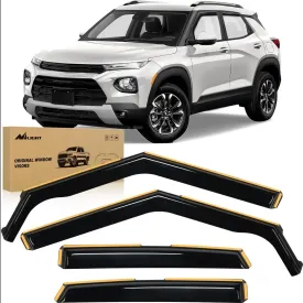 2021-2024 Chevy Trailblazer Rain Guards Acrylic 4Pcs