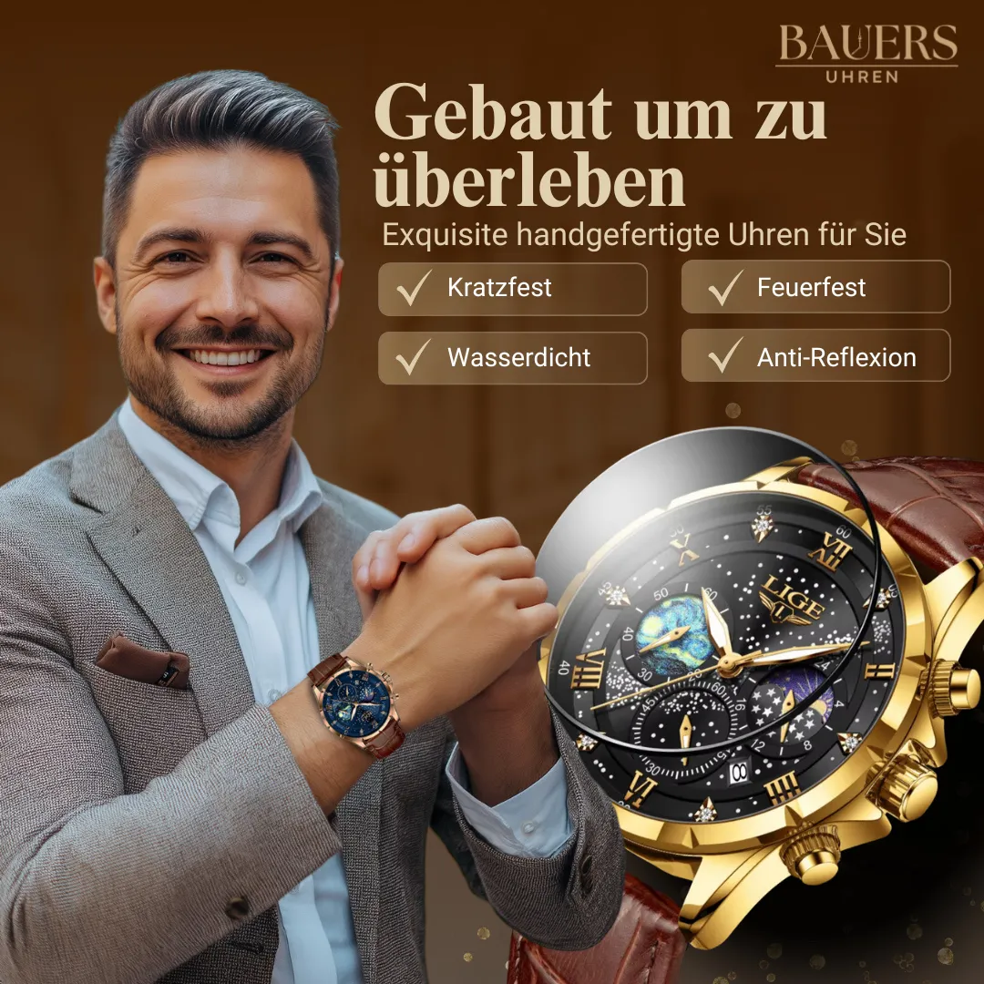 Elegant Moon Phase Watch