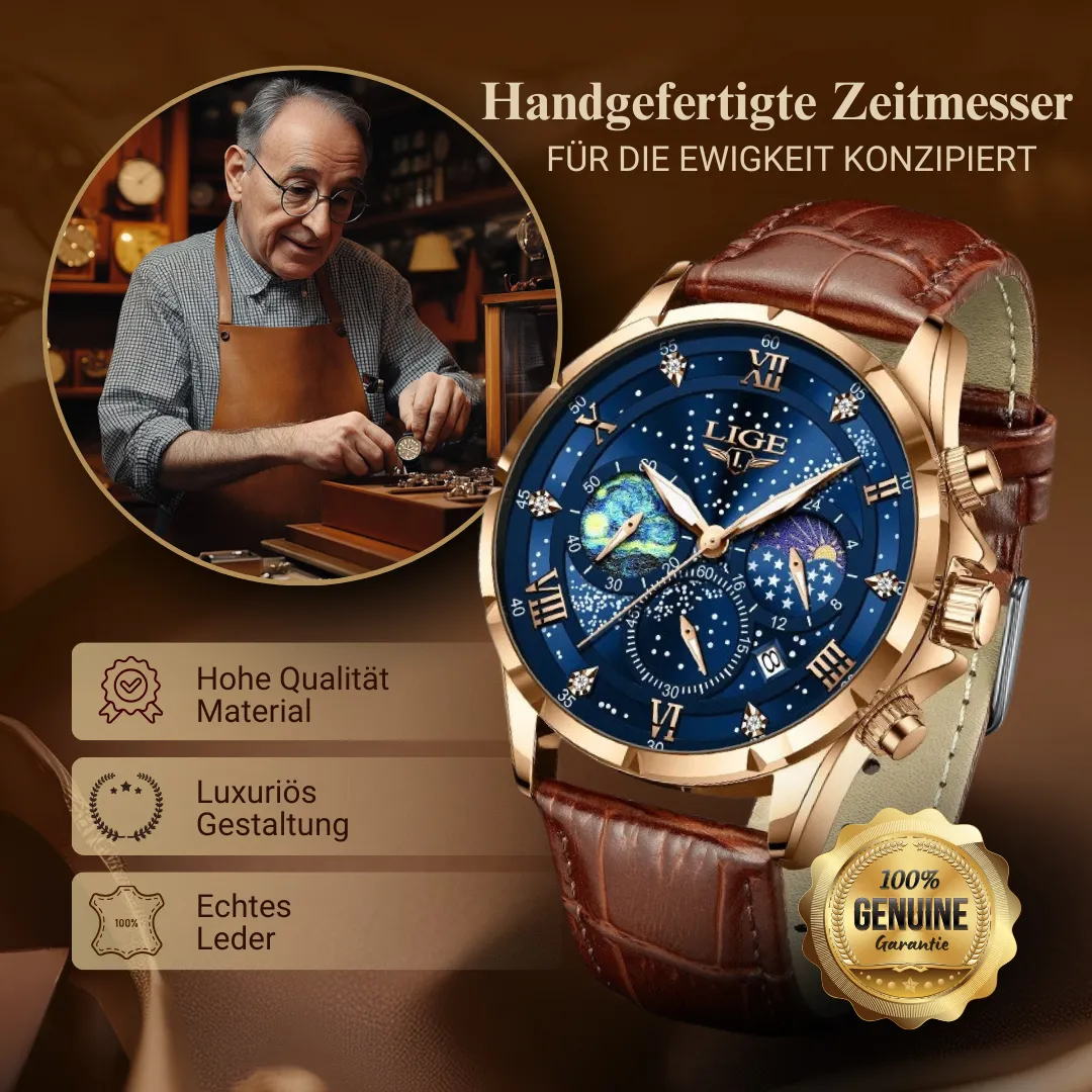 Elegant Moon Phase Watch
