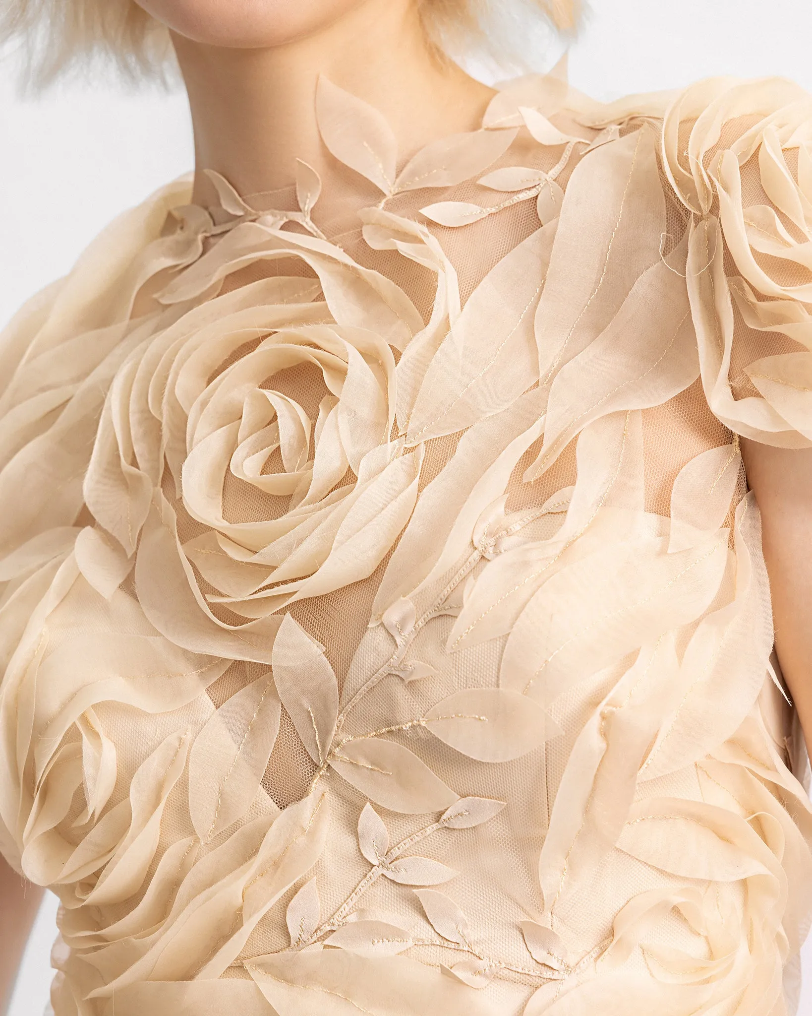 Floral Embroidered Corset Dress