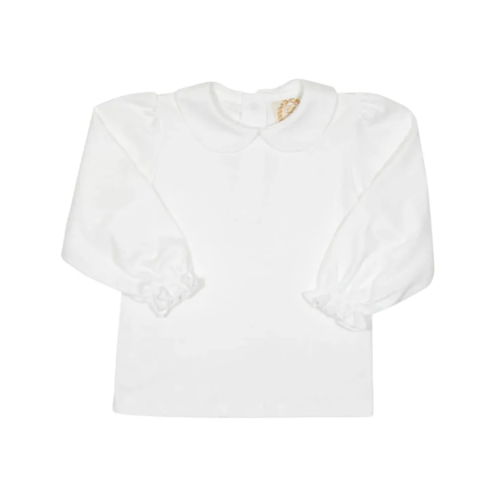 Maude's Peter Pan Collar Shirt-LS Pima