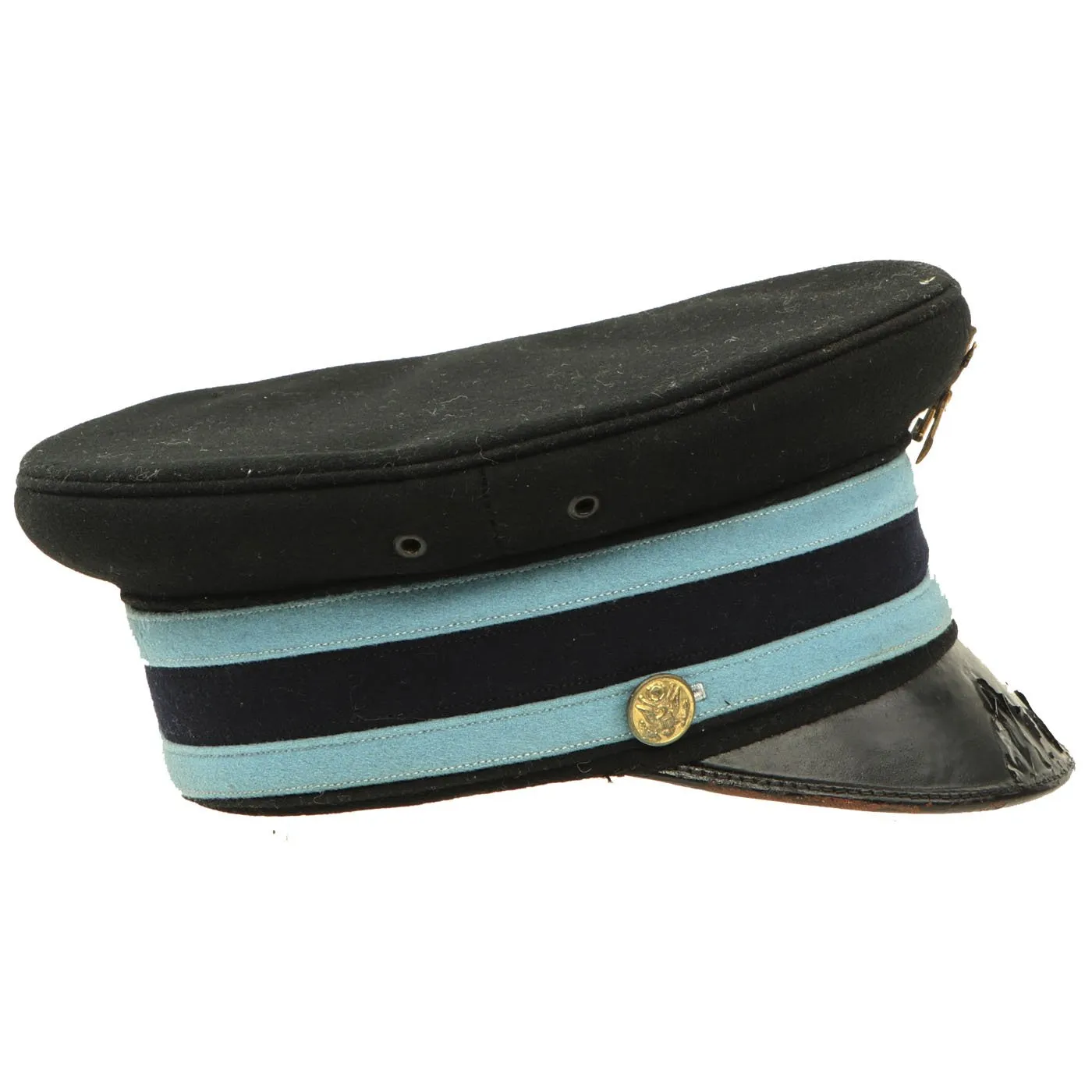 Original U.S. Spanish American War 13th Infantry Regiment NCO M1902 Visor Cap by Pasquale Company