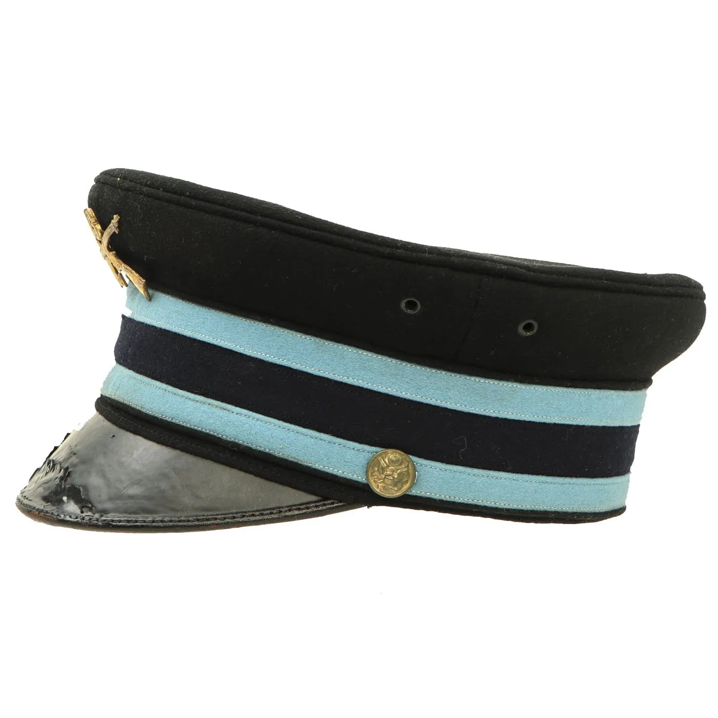 Original U.S. Spanish American War 13th Infantry Regiment NCO M1902 Visor Cap by Pasquale Company