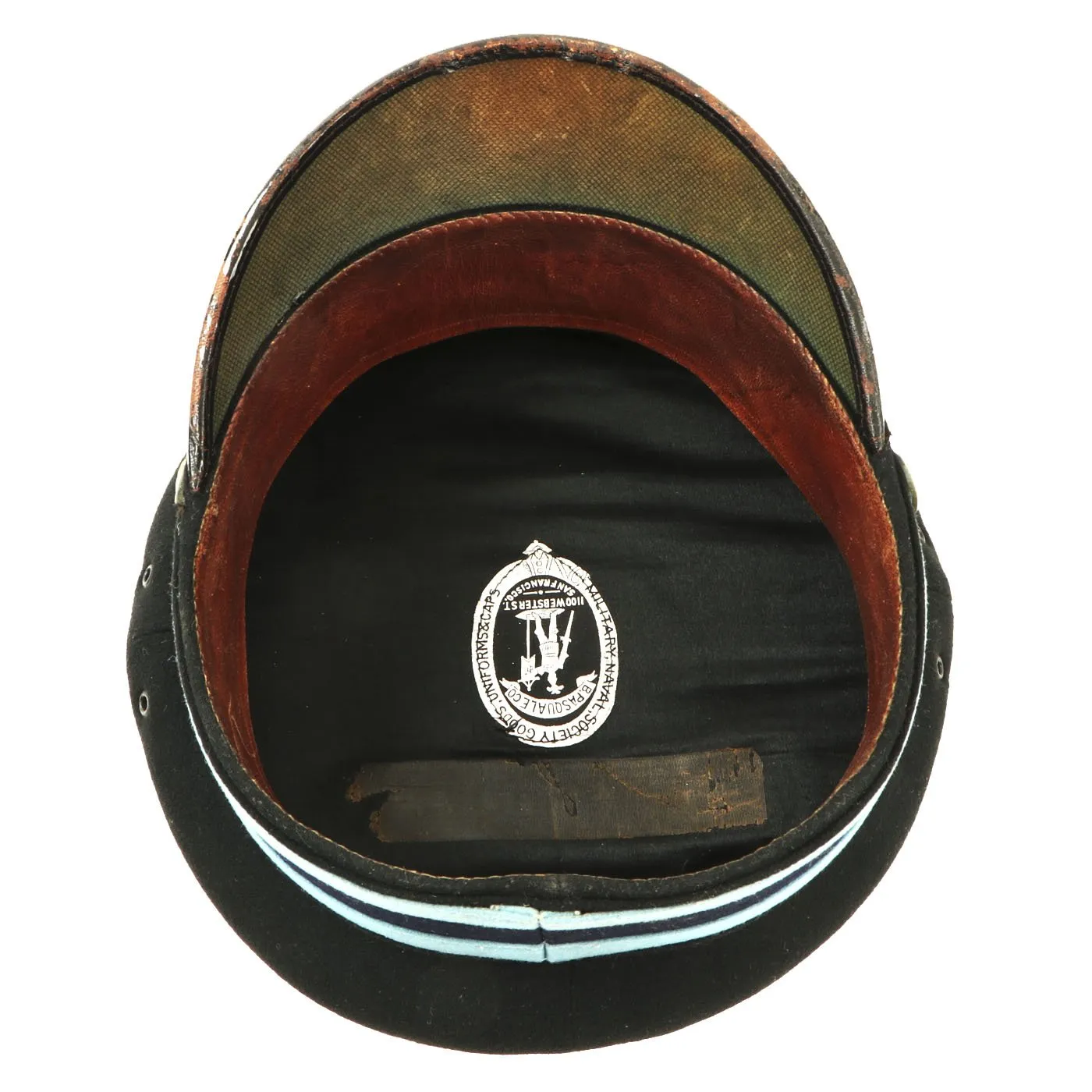 Original U.S. Spanish American War 13th Infantry Regiment NCO M1902 Visor Cap by Pasquale Company