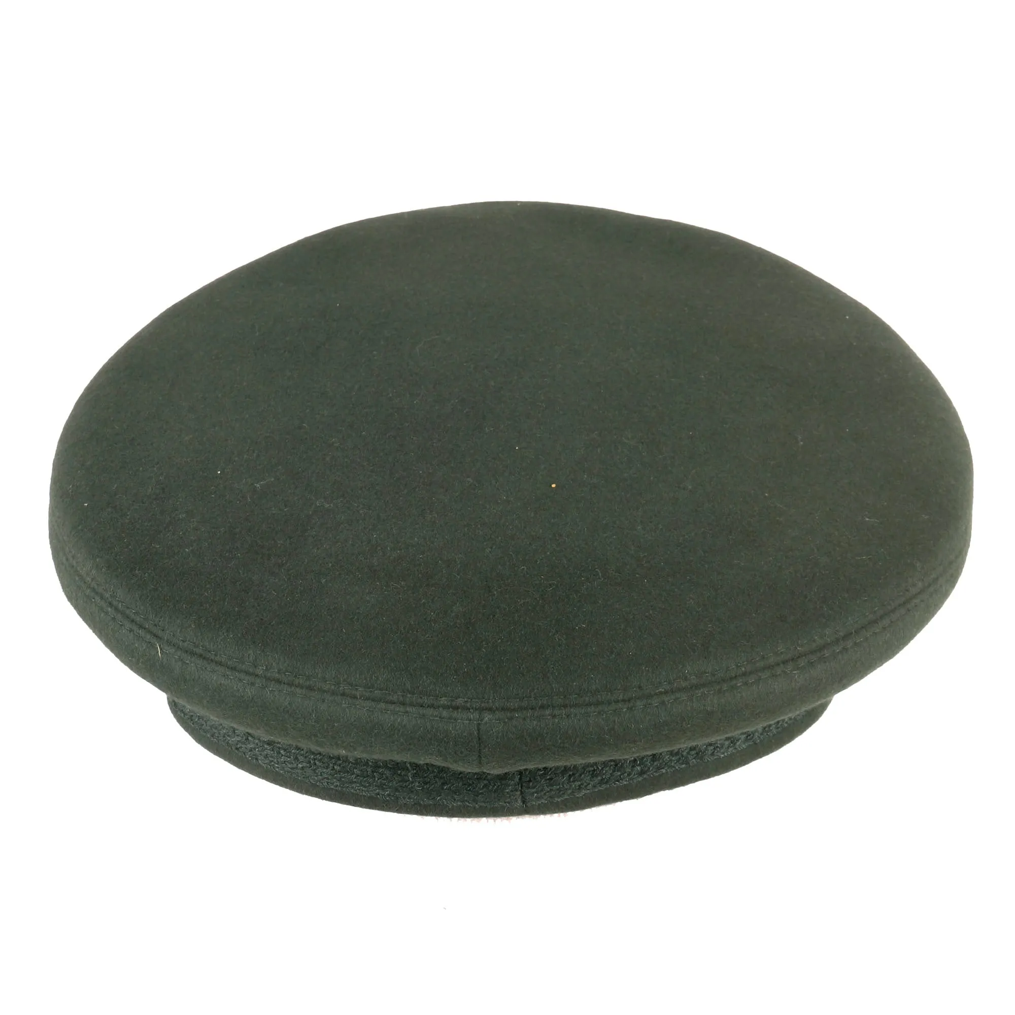 Original U.S. Vietnam War Era Major General Roland Haddaway del Mar Named “Green Service” Uniform Peaked Visor Cap With Bullion Embroidered Insignia - Commander 1st Armored Division (August 1960 – May 1961)
