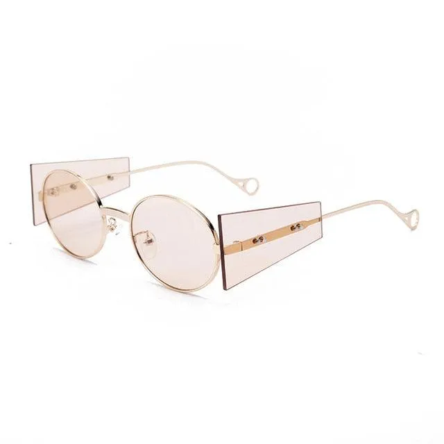 Punkish Oval Round Sunglasses