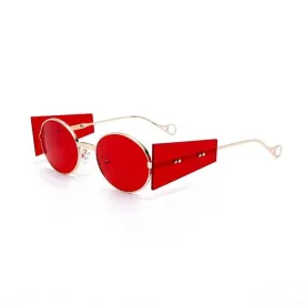 Punkish Oval Round Sunglasses