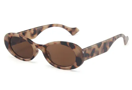 "Ms. Spears" Vintage Oval Women Sunglasses