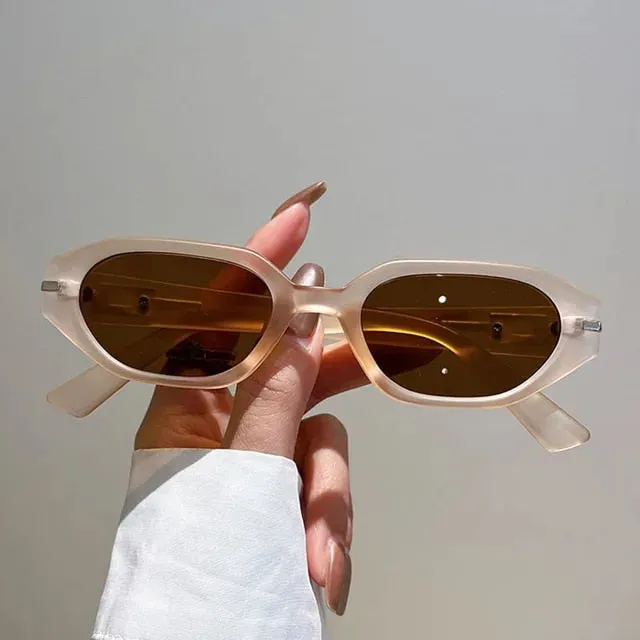 "Nala" Small Oval Fashion Sunglasses