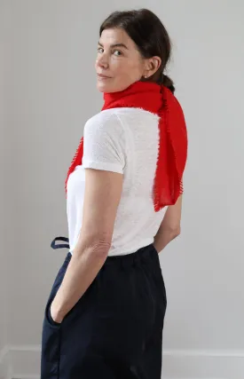 Red Cashmere Scarf