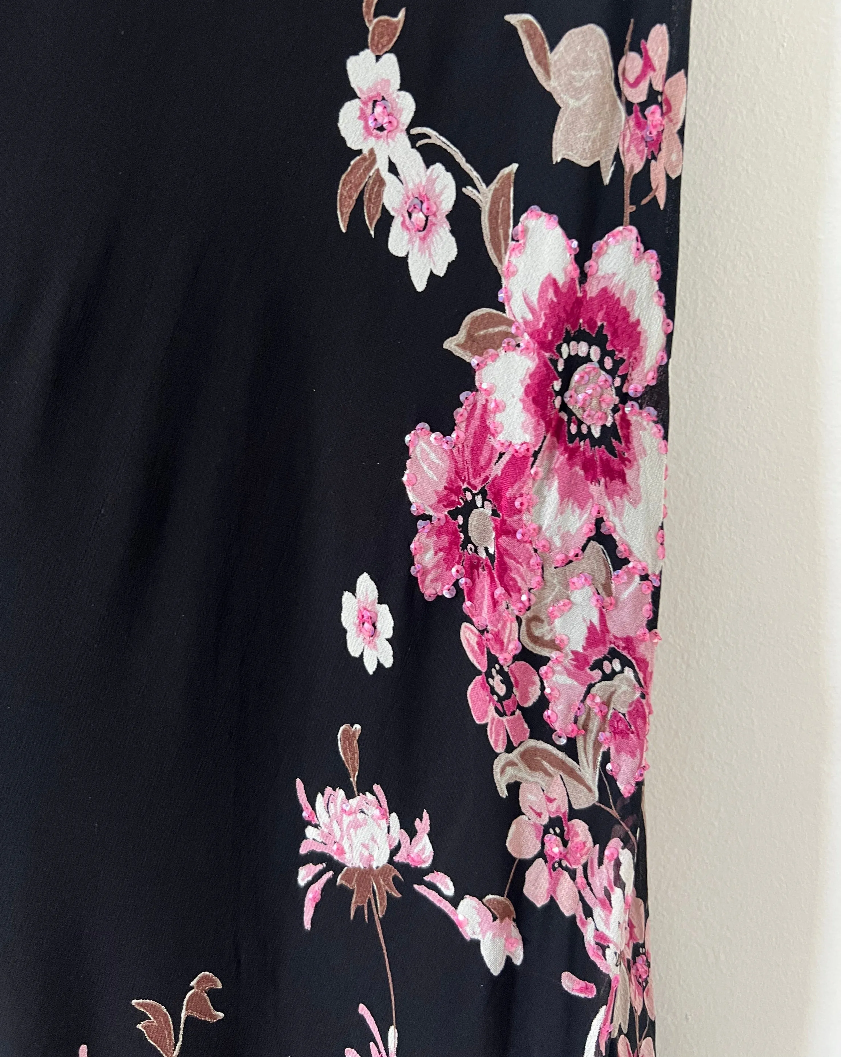 Silk Chiffon Dress 90s