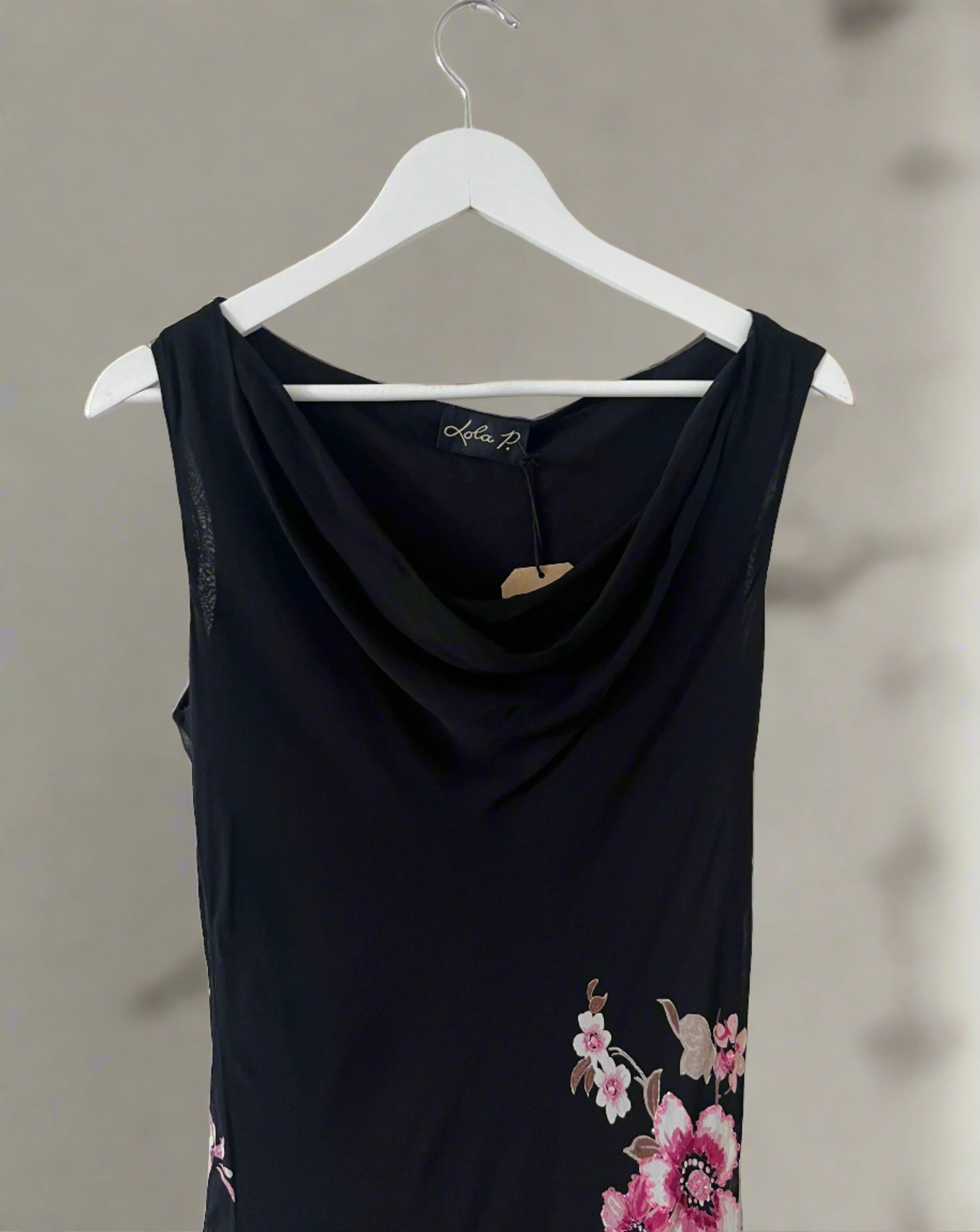 Silk Chiffon Dress 90s