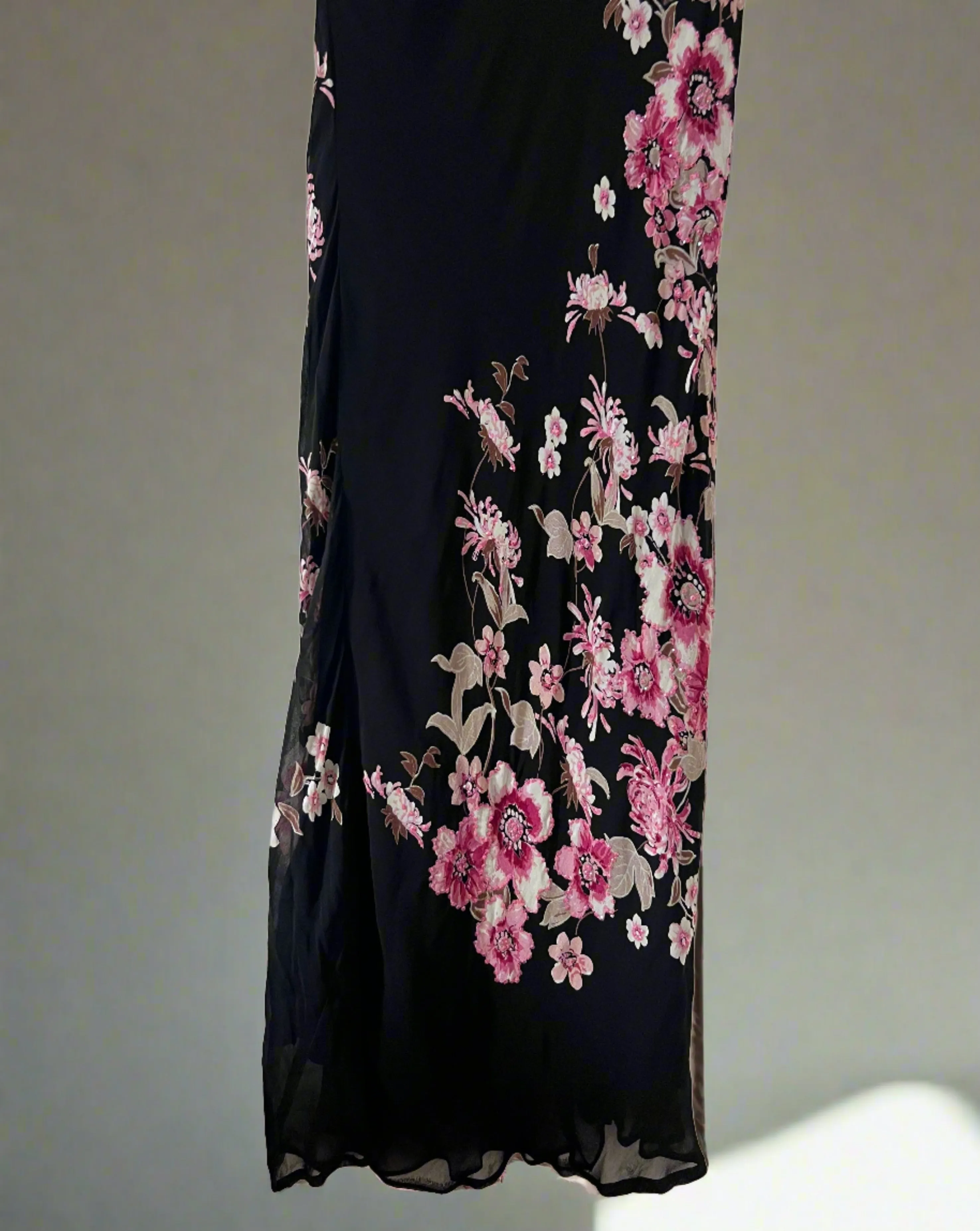 Silk Chiffon Dress 90s