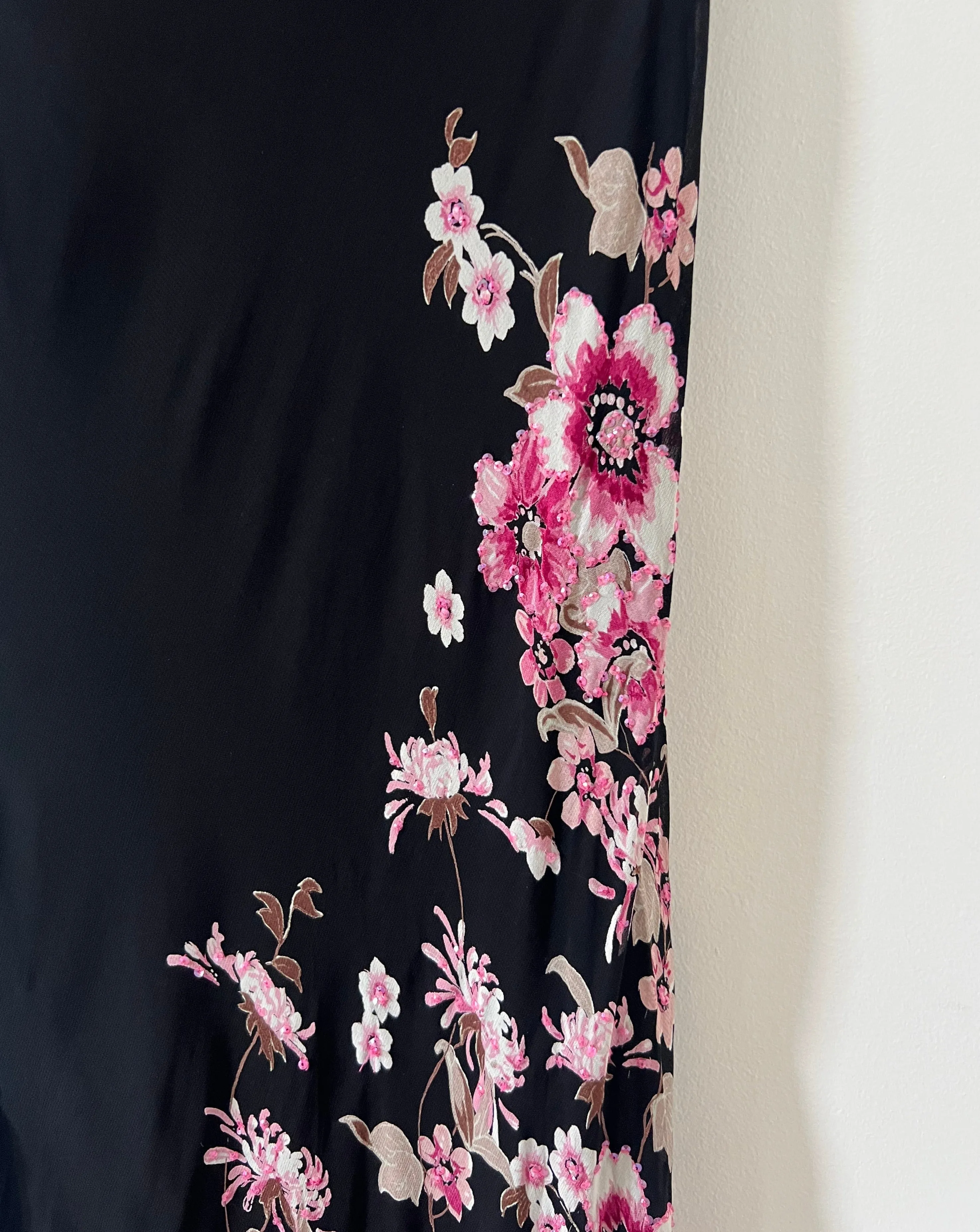 Silk Chiffon Dress 90s