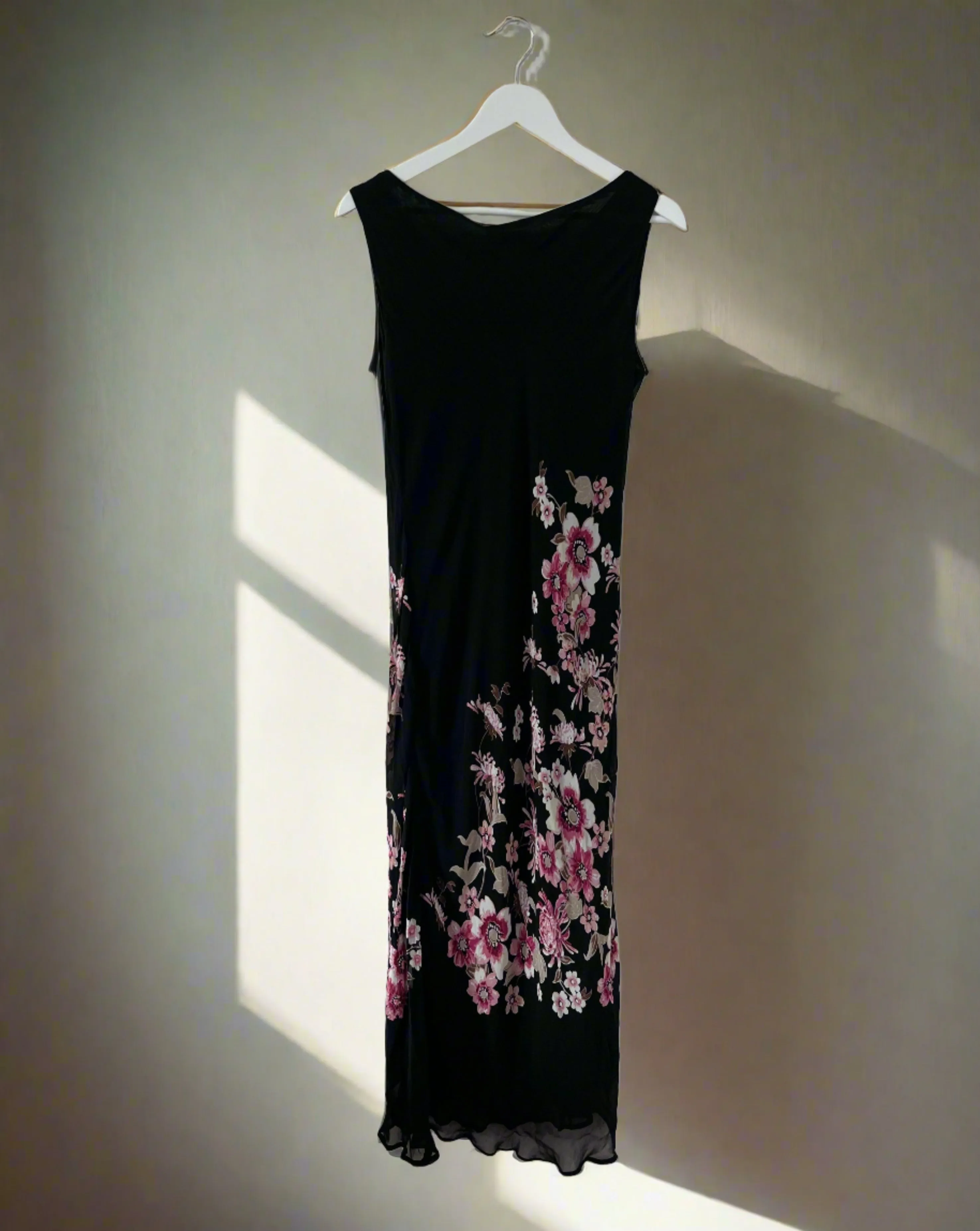 Silk Chiffon Dress 90s